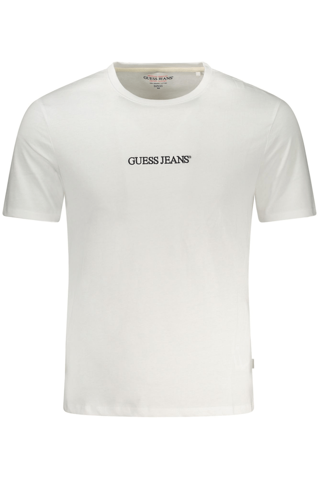 10630GUESS JEANS T-SHIRT MANICHE CORTE UOMO BIANCO