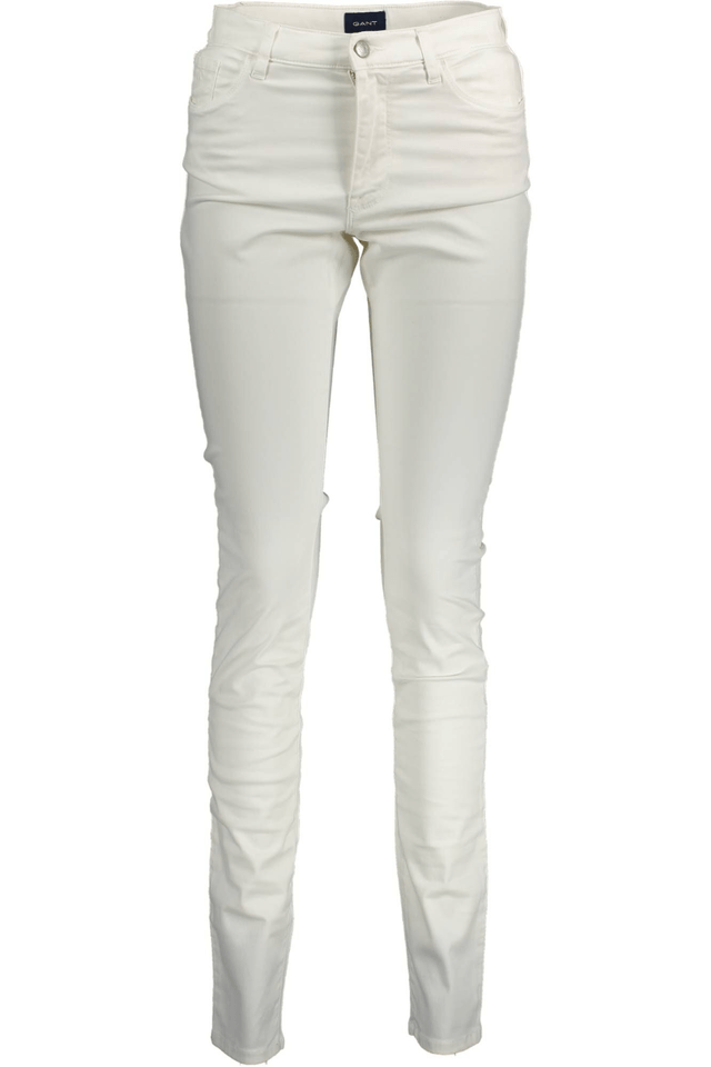 448GANT PANTALONE DONNA BIANCO