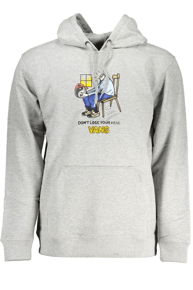 3282VANS FELPA SENZA ZIP UOMO GRIGIO