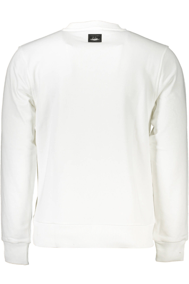 4134CAVALLI CLASS FELPA SENZA ZIP UOMO BIANCO