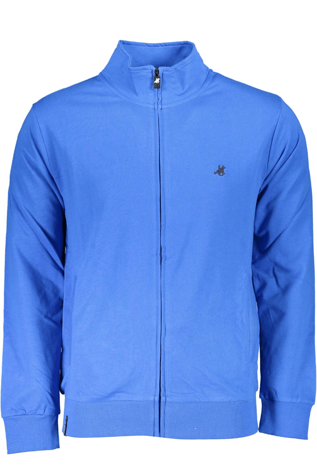 3538U.S. GRAND POLO FELPA CON ZIP UOMO BLU