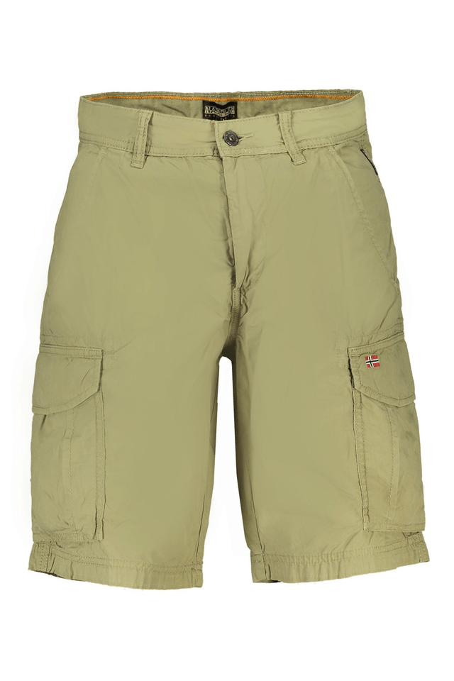8427NAPAPIJRI PANTALONE BERMUDA UOMO VERDE