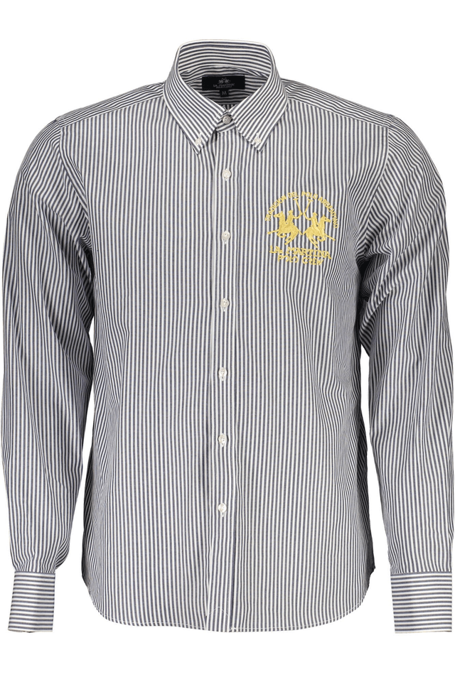 1842LA MARTINA CAMICIA MANICHE LUNGHE UOMO BLU