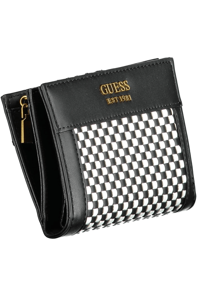2070GUESS JEANS PORTAFOGLIO DONNA NERO