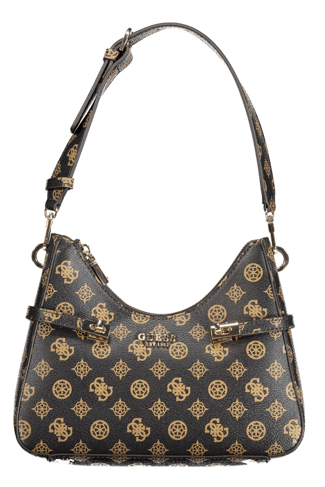 8900GUESS JEANS BORSA DONNA MARRONE