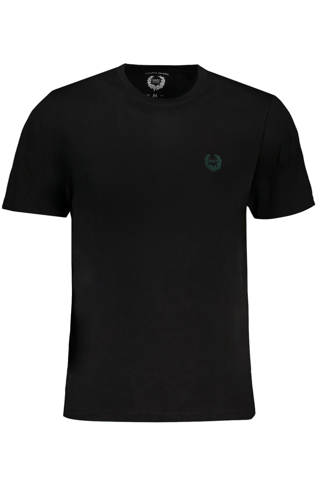 9586GIAN MARCO VENTURI T-SHIRT MANICHE CORTE UOMO NERO