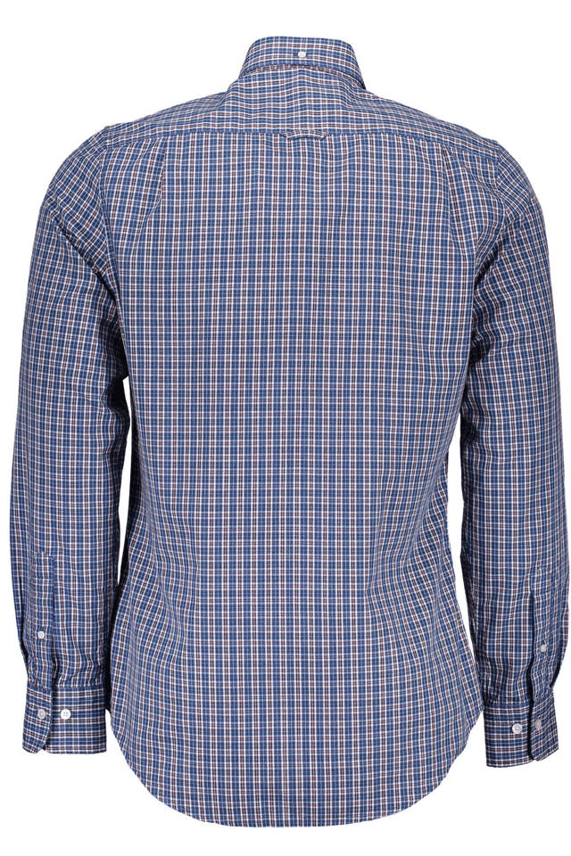 207GANT CAMICIA MANICHE LUNGHE UOMO BLU