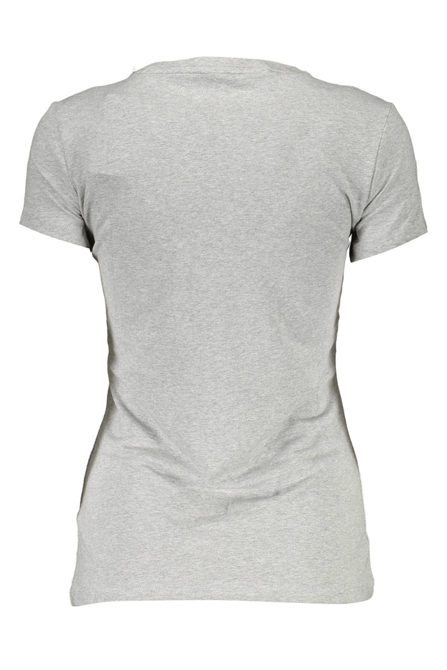 1308GUESS JEANS T-SHIRT MANICHE CORTE DONNA GRIGIO