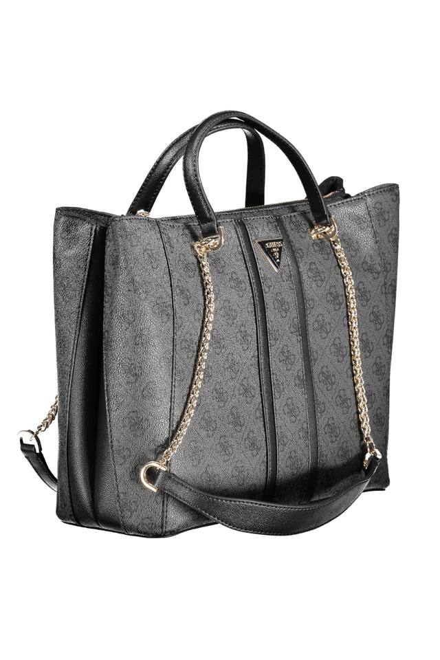 9677GUESS JEANS BORSA DONNA NERO