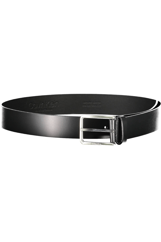 1940CALVIN KLEIN CINTURA IN PELLE UOMO NERO