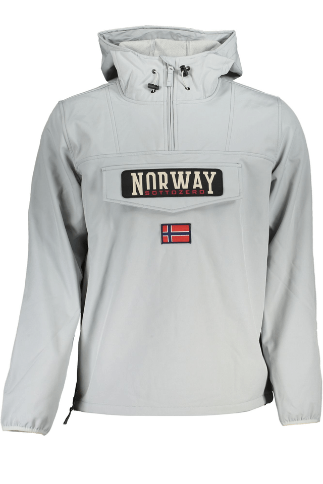 5939NORWAY 1963 GIACCA SPORTIVA UOMO GRIGIO