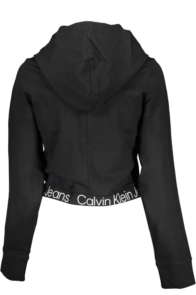 6416CALVIN KLEIN FELPA SENZA ZIP DONNA NERO