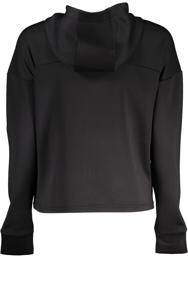 K-WAY FELPA CON ZIP DONNA NERO