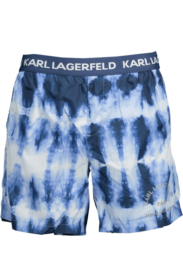 1891KARL LAGERFELD BEACHWEAR COSTUME PARTE SOTTO UOMO AZZURRO