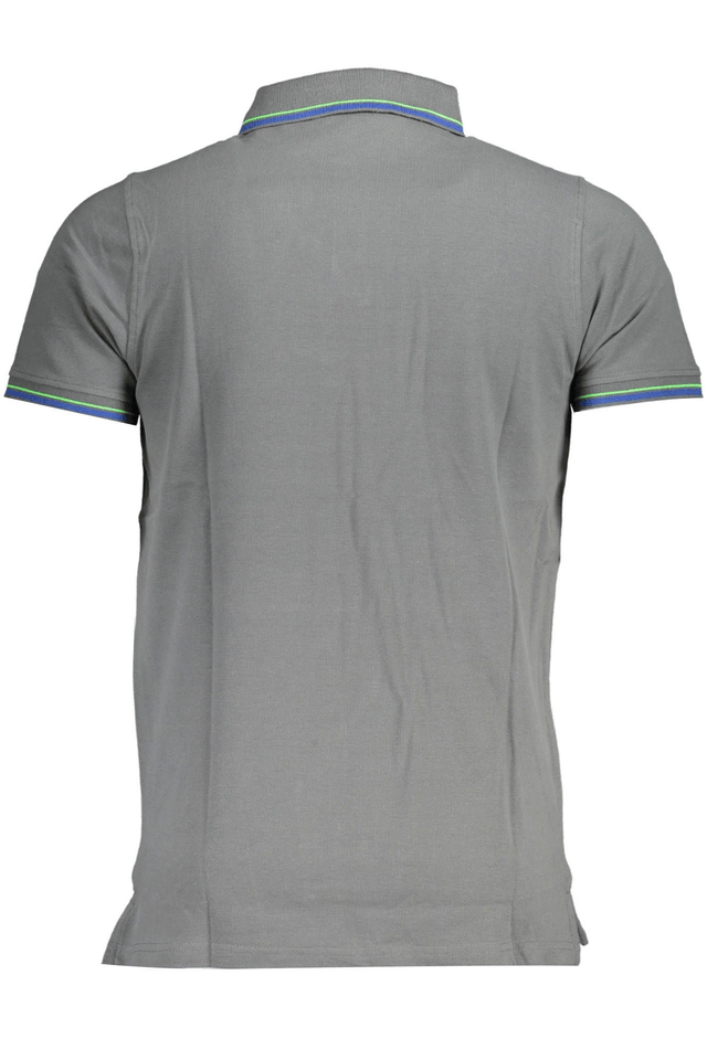 3917NORWAY 1963 POLO MANICHE CORTE UOMO GRIGIO
