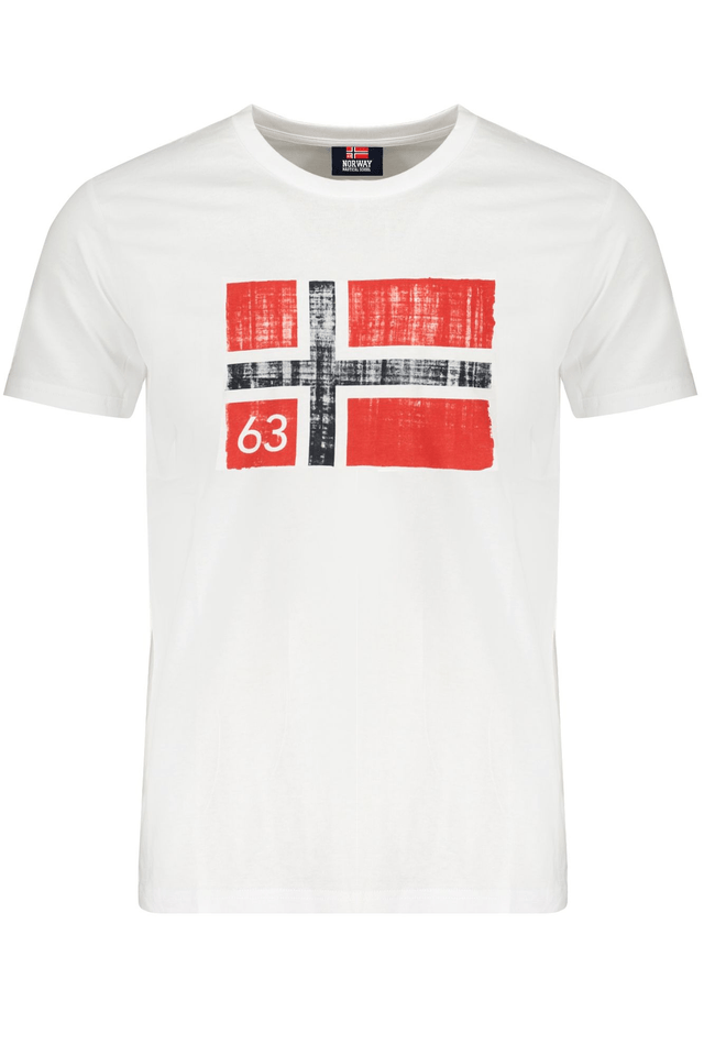 8183NORWAY 1963 T-SHIRT MANICHE CORTE UOMO BIANCO