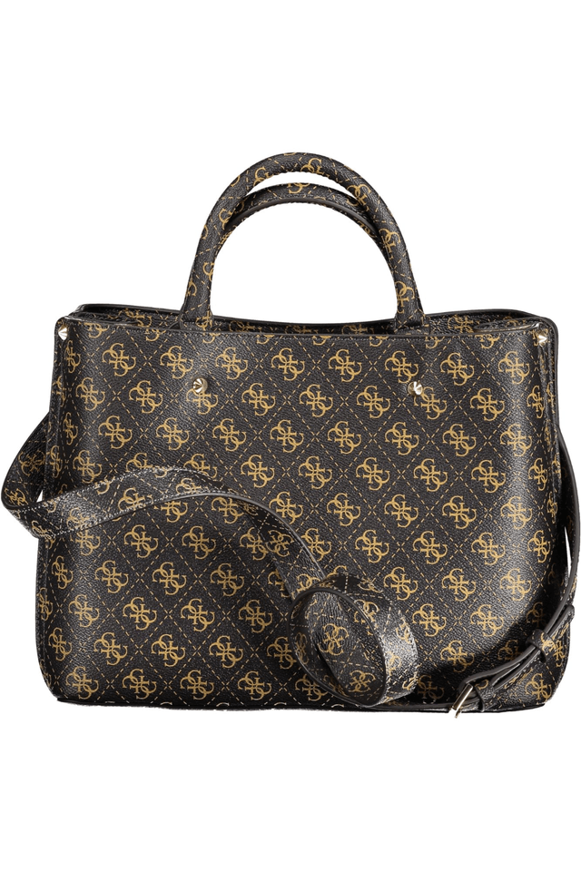 9678GUESS JEANS BORSA DONNA MARRONE
