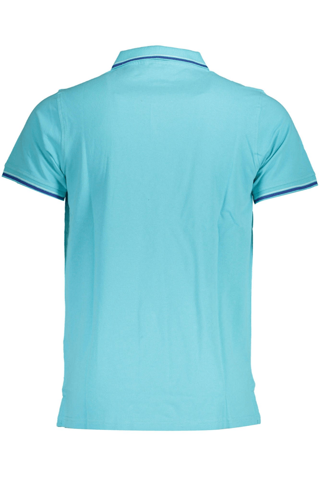 3915NORWAY 1963 POLO MANICHE CORTE UOMO AZZURRO