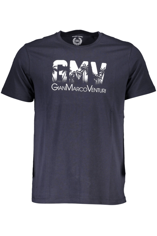 4039GIAN MARCO VENTURI T-SHIRT MANICHE CORTE UOMO BLU