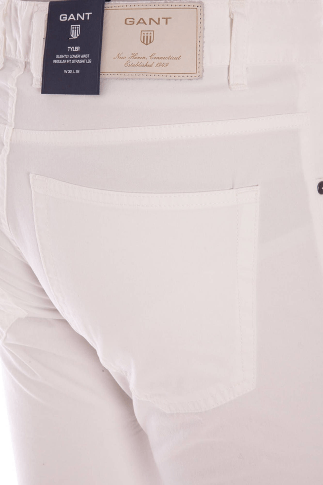 661GANT PANTALONE UOMO BIANCO