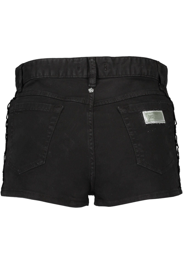 766JUST CAVALLI PANTALONE SHORT DONNA NERO