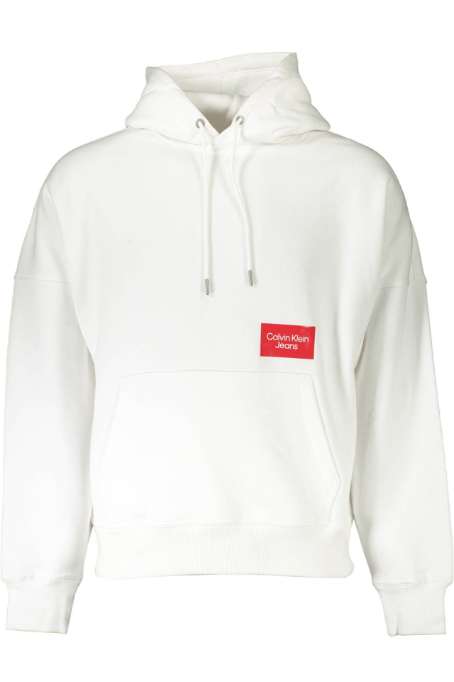 2976CALVIN KLEIN FELPA SENZA ZIP UOMO BIANCO