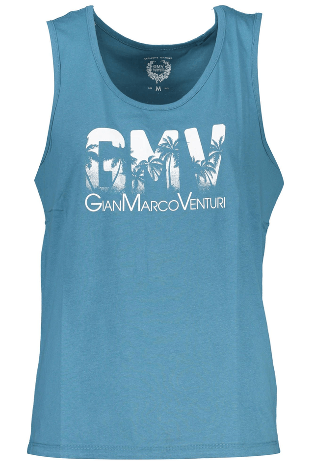 3986GIAN MARCO VENTURI CANOTTA UOMO BLU