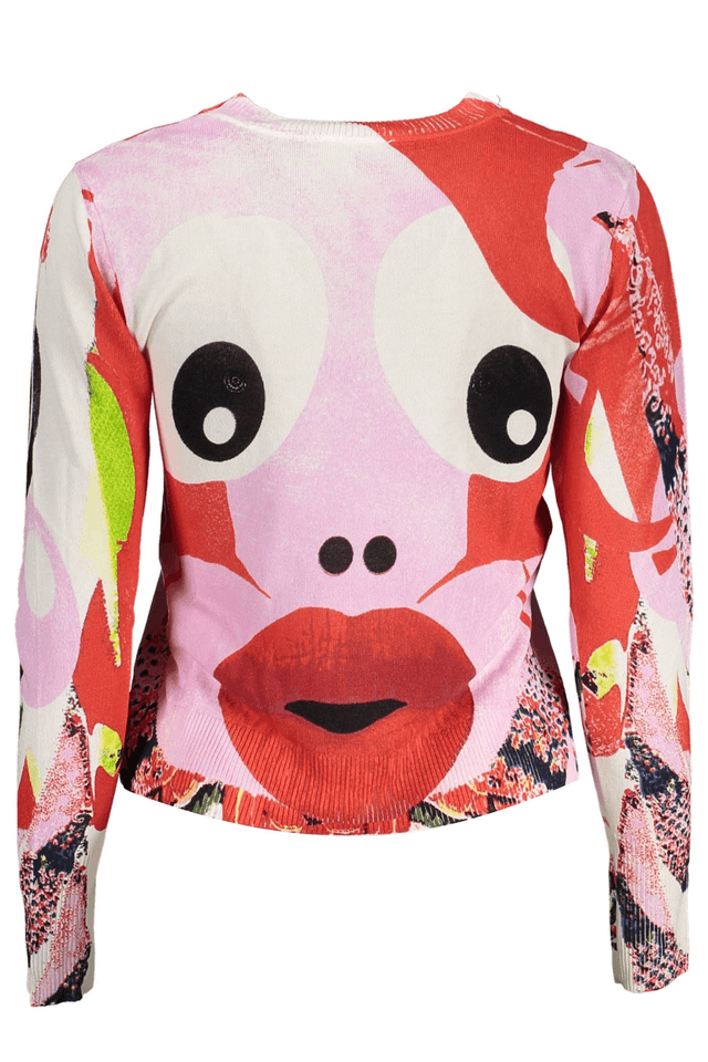 3126DESIGUAL MAGLIA DONNA ROSA