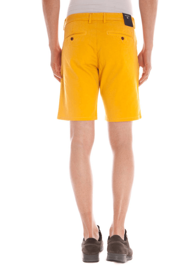 736GANT PANTALONE BERMUDA UOMO GIALLO