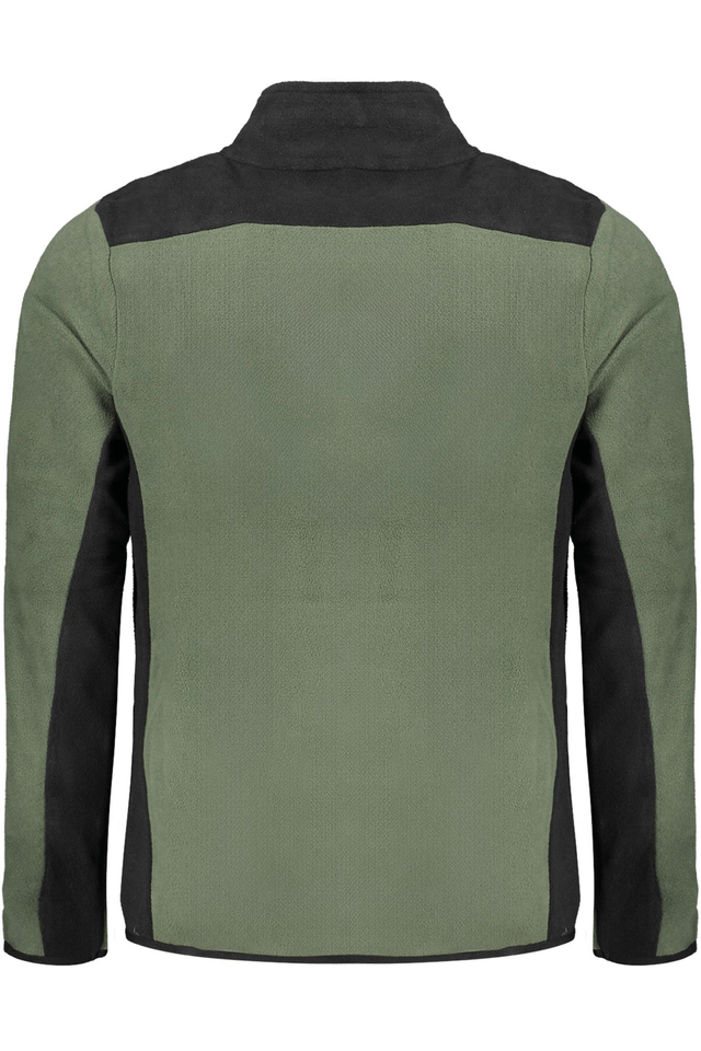 10178NORWAY 1963 FELPA CON ZIP UOMO VERDE
