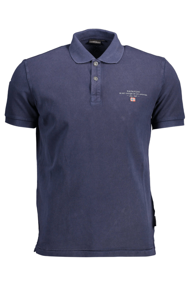 1656NAPAPIJRI POLO MANICHE CORTE UOMO BLU