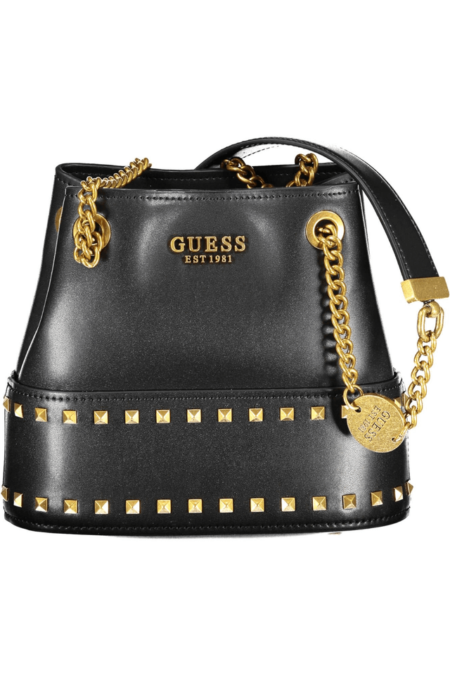 6466GUESS JEANS BORSA DONNA NERO