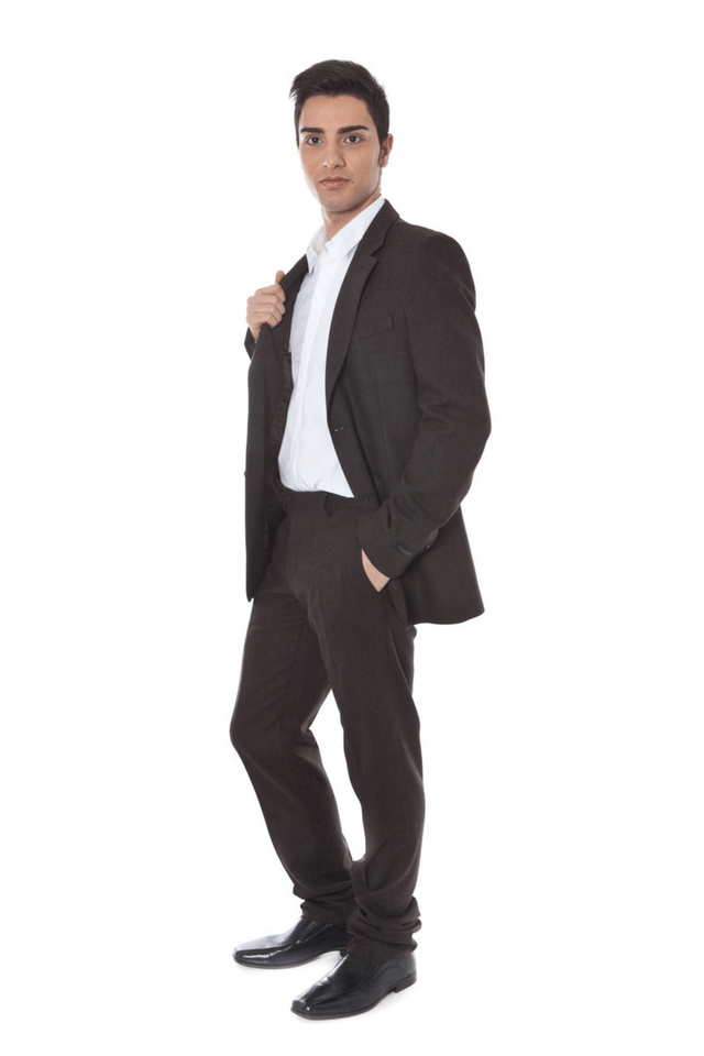 420CALVIN KLEIN ABITO CLASSICO UOMO MARRONE