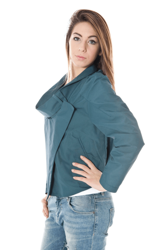 427CALVIN KLEIN GIACCA SPORTIVA DONNA VERDE