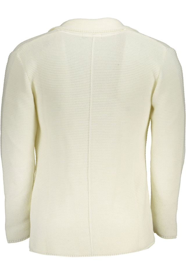 6008U.S. GRAND POLO CARDIGAN UOMO BIANCO