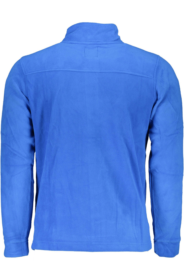 2336GIAN MARCO VENTURI FELPA CON ZIP UOMO BLU