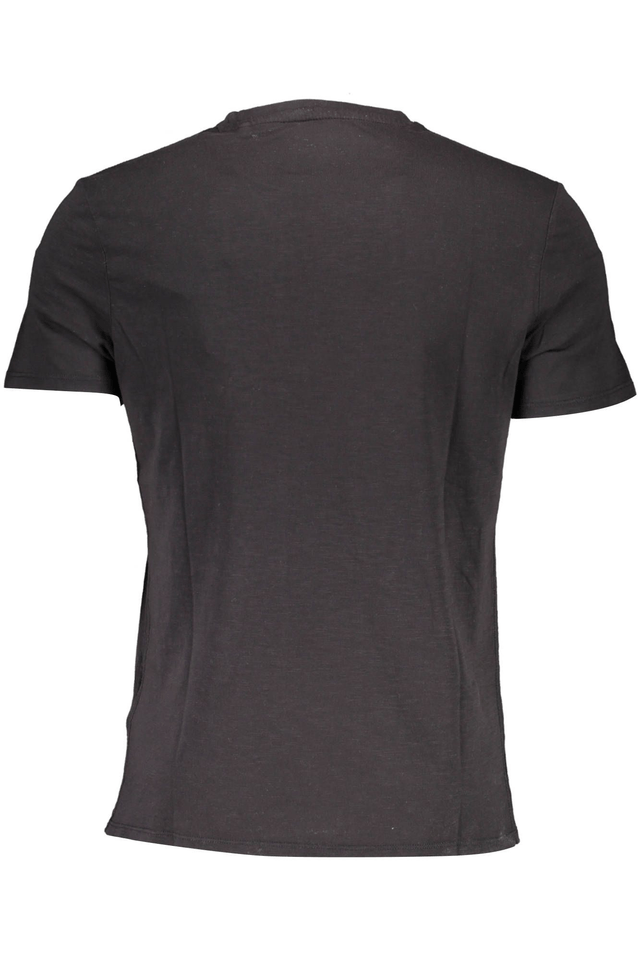 651GUESS JEANS T-SHIRT MANICHE CORTE UOMO NERO