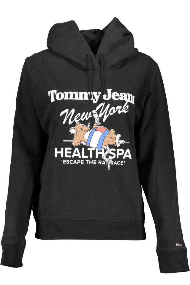 2781TOMMY HILFIGER FELPA SENZA ZIP DONNA NERO