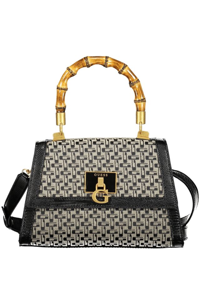 6493GUESS JEANS BORSA DONNA NERO