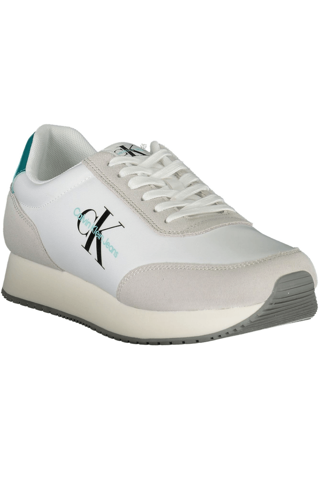 7757CALVIN KLEIN CALZATURA SPORTIVA UOMO BIANCO