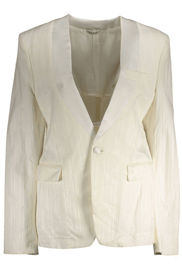 PATRIZIA PEPE GIACCA CLASSICA DONNA BIANCO