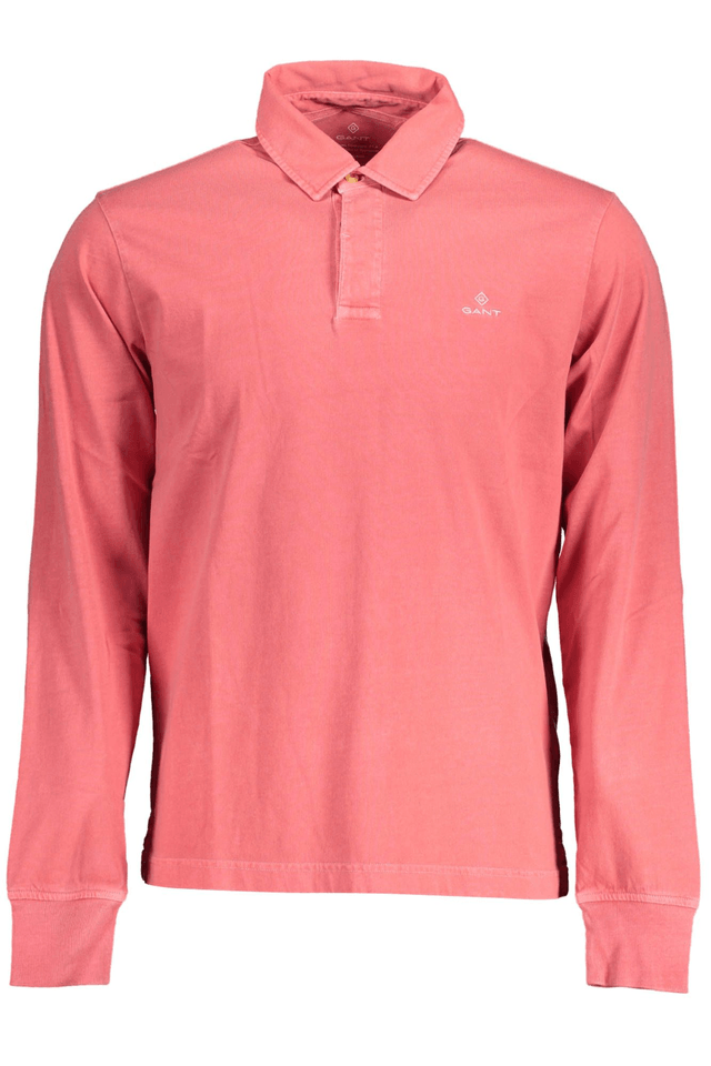 957GANT POLO MANICHE LUNGHE UOMO ROSSO