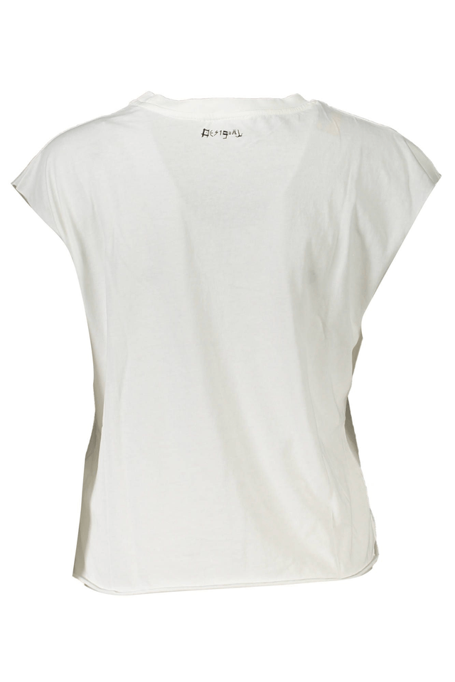 3149DESIGUAL T-SHIRT SENZA MANICHE DONNA BIANCO