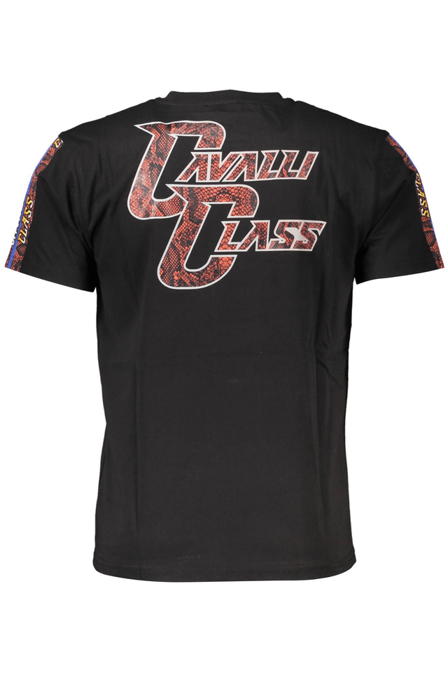 4160CAVALLI CLASS T-SHIRT MANICHE CORTE UOMO NERO