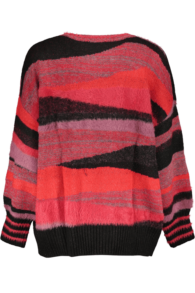 5526DESIGUAL MAGLIONE DONNA ROSSO