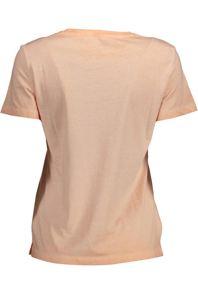 1438GUESS JEANS T-SHIRT MANICHE CORTE DONNA ROSA
