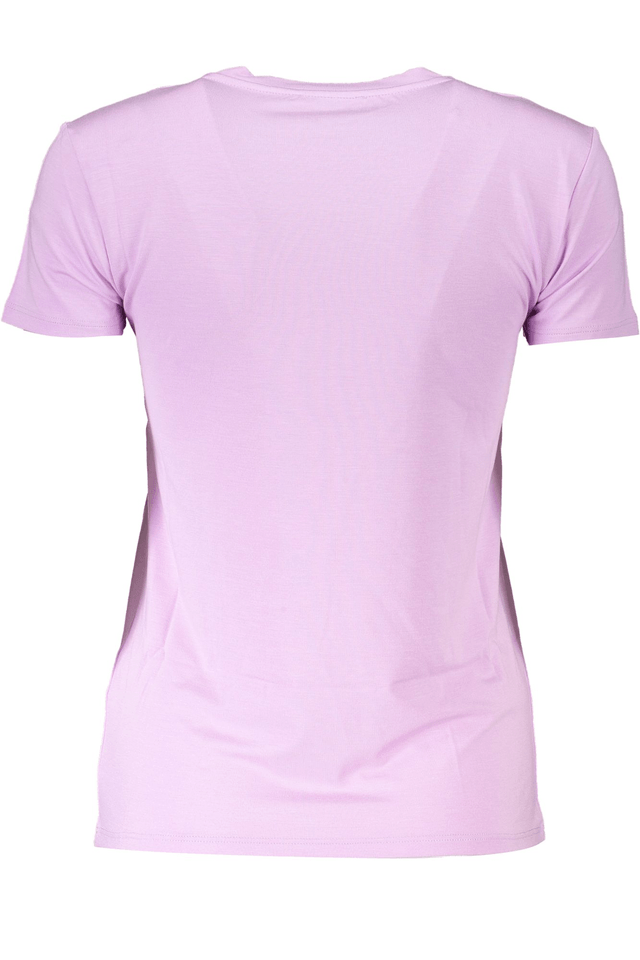 7668PATRIZIA PEPE T-SHIRT MANICHE CORTE DONNA VIOLA