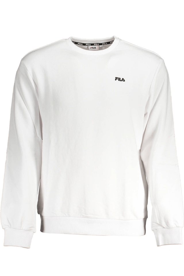 3482FILA FELPA SENZA ZIP UOMO BIANCO