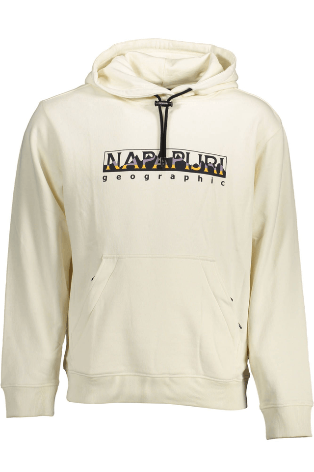 1498NAPAPIJRI FELPA SENZA ZIP UOMO BIANCO