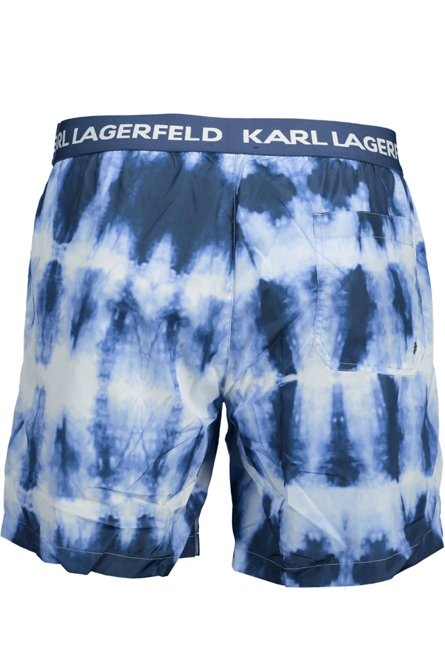 1891KARL LAGERFELD BEACHWEAR COSTUME PARTE SOTTO UOMO AZZURRO
